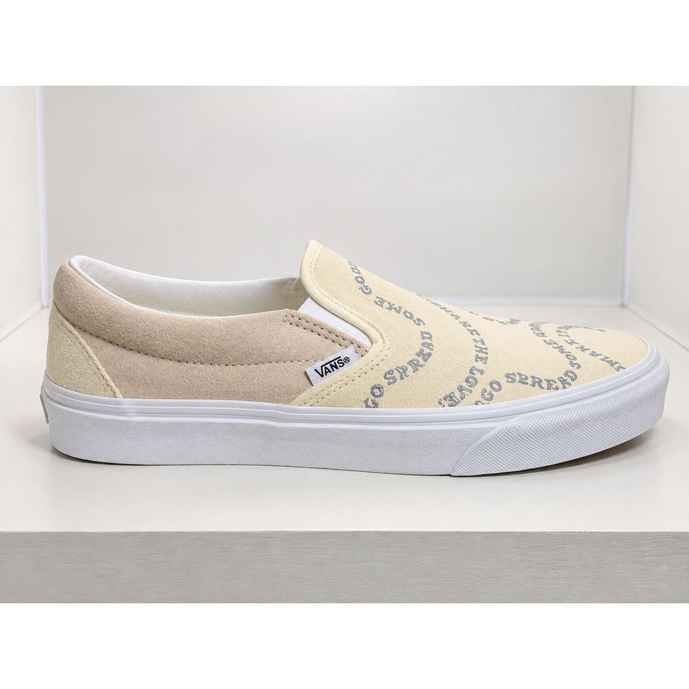Vans Classic Slip-On Desert Vibes Turtledove Women's 11 Men's 9.5